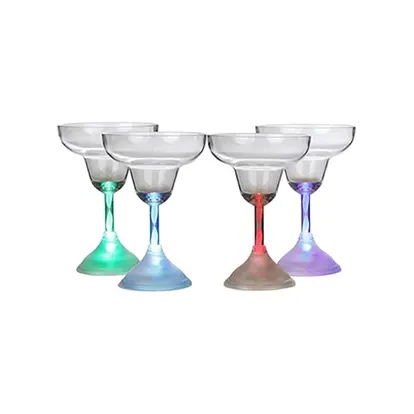 Light Up Flashing Plastic Cocktail Glasses