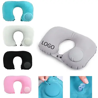 Air Pump Inflatable Neck Pillow