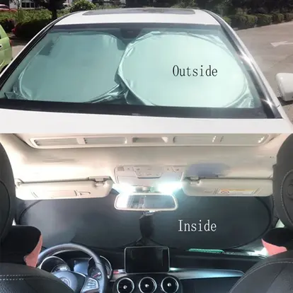 Foldable Front Car Sunshade