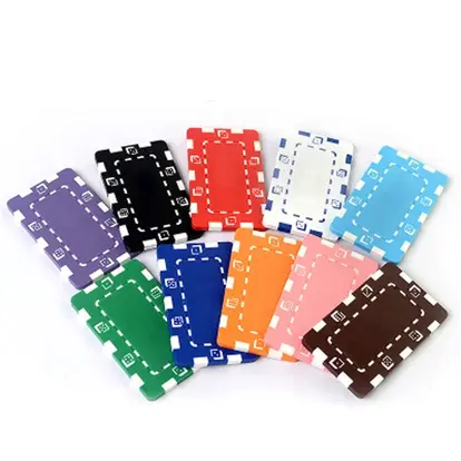 Rectangle Plastic Poker Chips
