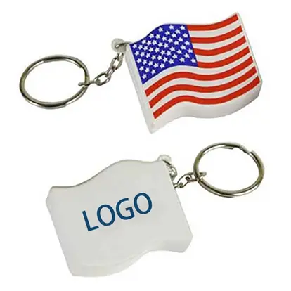 Square Stress Reliever key chain