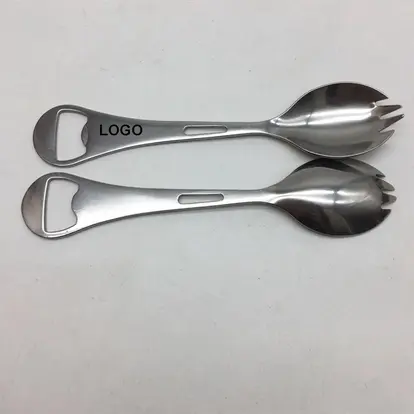 Bottle opener spoon fork