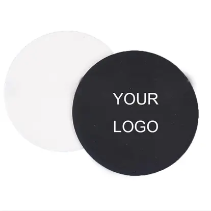 Round Shape Basketball Football Pattern PVC Coaster