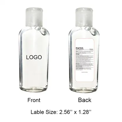 2oz Hand Sanitizer Gel Bottle