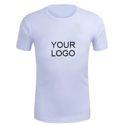 Mesh ventilation sports round neck T-shirt