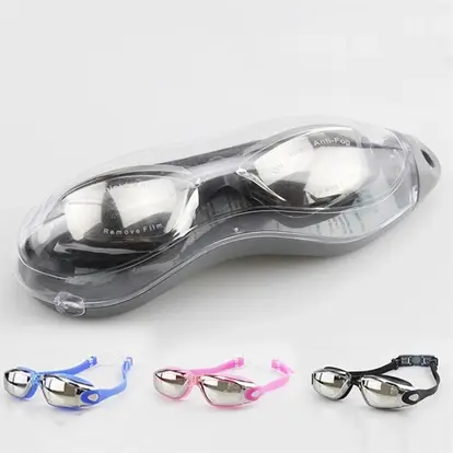 Swimming Goggles With Electroplated Lens