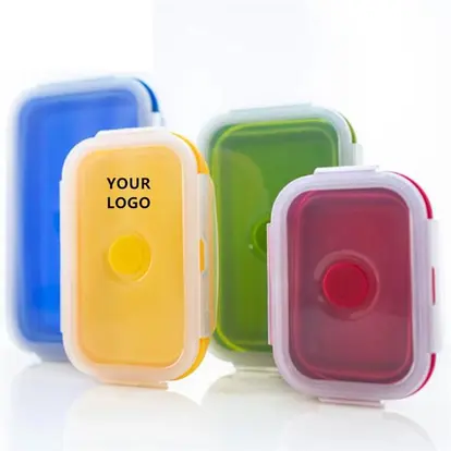 4 Pcs/Set Folding Food Storage Container
