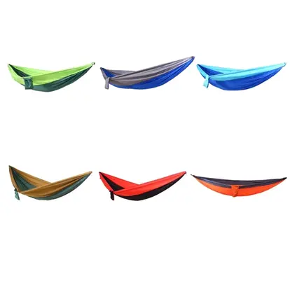 Colorblock Outdoor Double Hammock