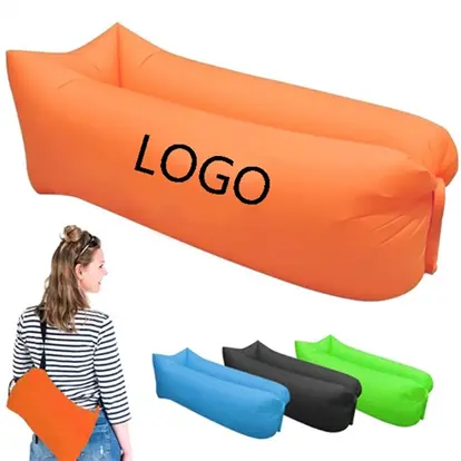 Square Shaped Headrest Inflatable Air Sleeping Sofa