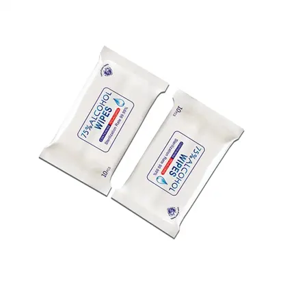 10 PCS 75% Alcohol Wipes