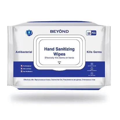 50pcs75% Antibacterial wipes