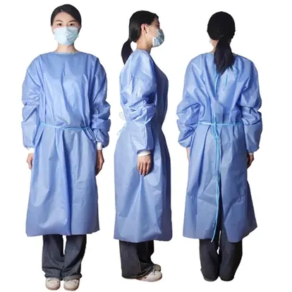 SMS Disposable Protective Coverall Suit Sleeved- FDA Approved