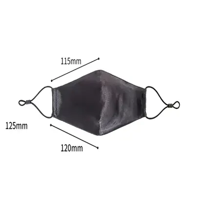 Adjusting Fashion Mulberry Silk Mask UPF50+