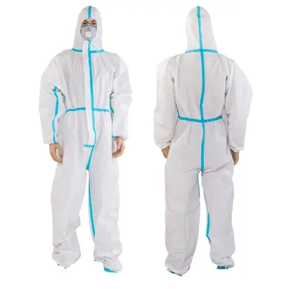 Disposable Coverall Gown With Hat