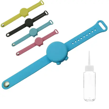 Wristband Hand Sanitizer Dispenser Silicone Refillable