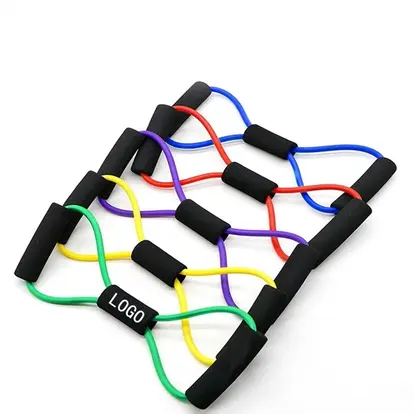 8 Shape Latex Exercise Resistance Band