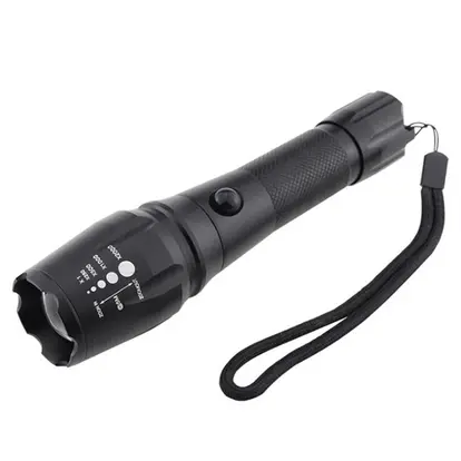 Rechargeable Portable Torch light with Battery & Charger