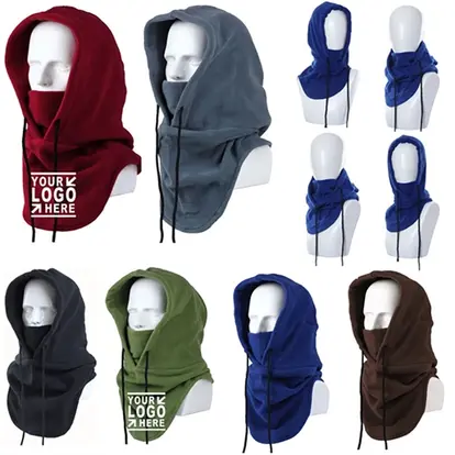 Polar Fleece Ski Face Mask/Windproof Hat/Winter Hooded