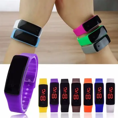 Silicone LED Sports Watch