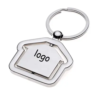 Custom Metal House Keychain