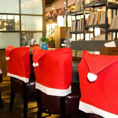 Custom Christmas Decoration Chair Cover
