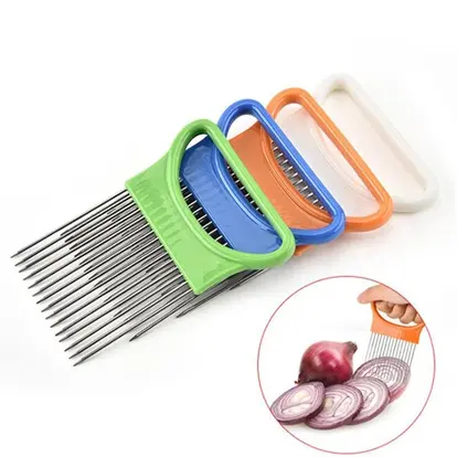 Onion Holder Slicer Cutter Chopper