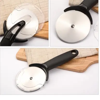 Stainless Steel Roller Pizza Cutter Knife