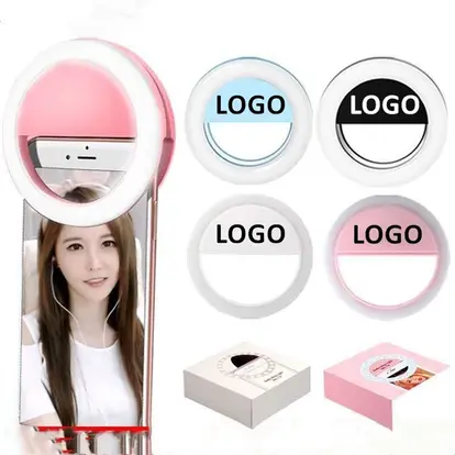 Phone Rechargable Selfie Round LED Ring Fill Light
