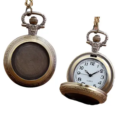 Custom Pocket Watch with Chain