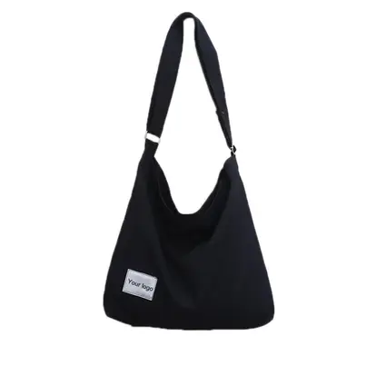 Solid Color Cotton Canvas Tote Bags