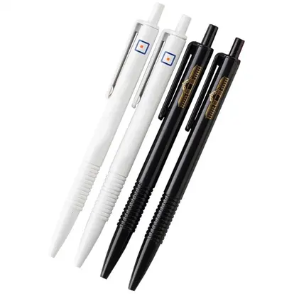 Refillable ballpoint retractable pens paper mate