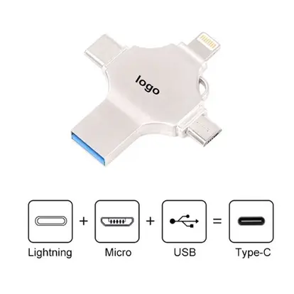 USB Flash Drive - 4 in 1 Memory Expansion Stick Thumb Drive