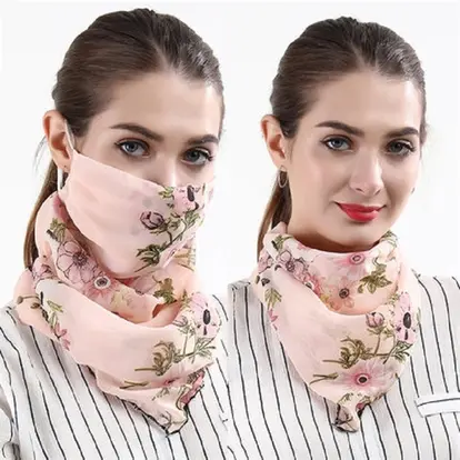 Women Face Mask Neck Gaiter Scarf