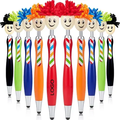 Custom Stylus Pen with Screen Cleaner