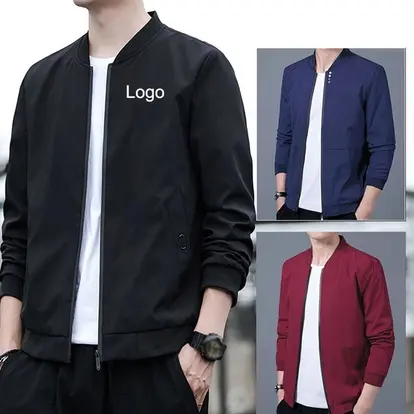 Polyester Men's Lightweight Flight Jacket