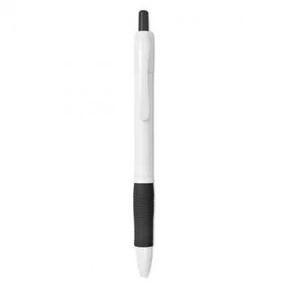 Ball pen with rubber grip
