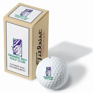 Titleist AVX Golf Balls in a 2 ball printed sleeve