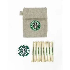 Pokerchip Caddi Mini Linen Golf Bag Set 