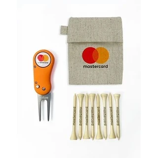 Flix Lite Caddi Mini Linen Golf Bag Set 