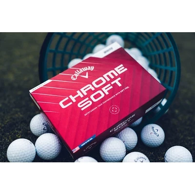 Callaway Chrome Soft White Printed Golf Balls