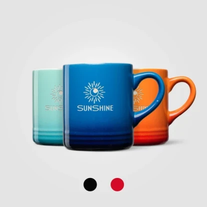 Corin Ceramic Ombre Silhouette Mug - 355 ml