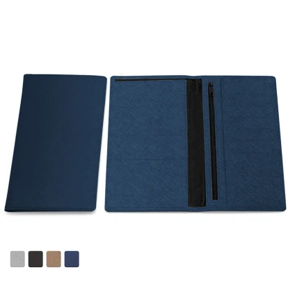 Deluxe Saffiano Deluxe Travel Wallet in textured vegan Saffiano