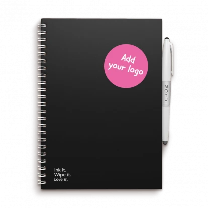 MOYU Erasable Stone Paper Notebook A5 Premium Pitch Black - 40 Pages
