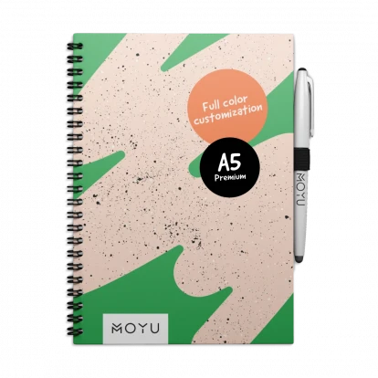 MOYU Erasable Stone Paper Notebook A5 Premium Full Colour - 40 Pages
