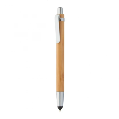 Tashania Black Bamboo Touch Ballpoint Pen