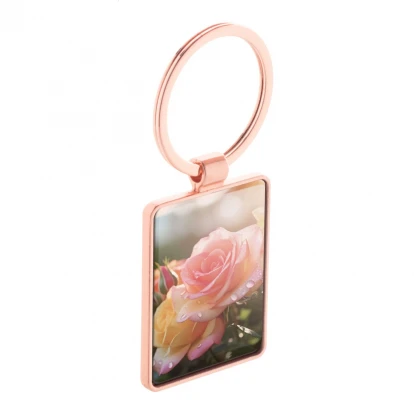 Ritidus Rectangular Metal Keyring