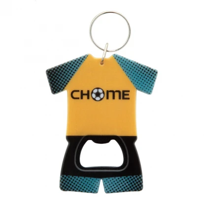 Football Kit Bottle Opener Keyring