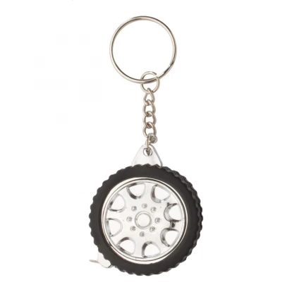 Wheel Keyring With Tape Measure 