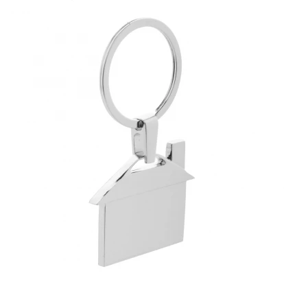 Dwell House Metal Keyring