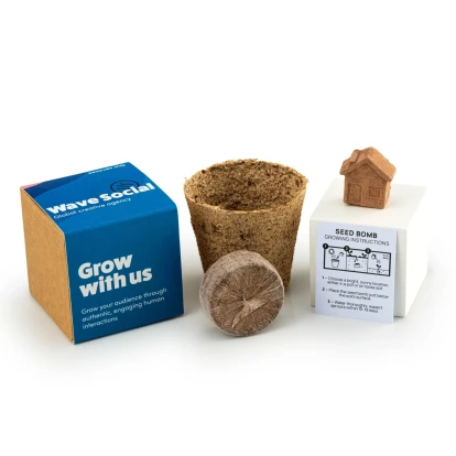 House Shaped Wildflower Seed Bomb Kit
